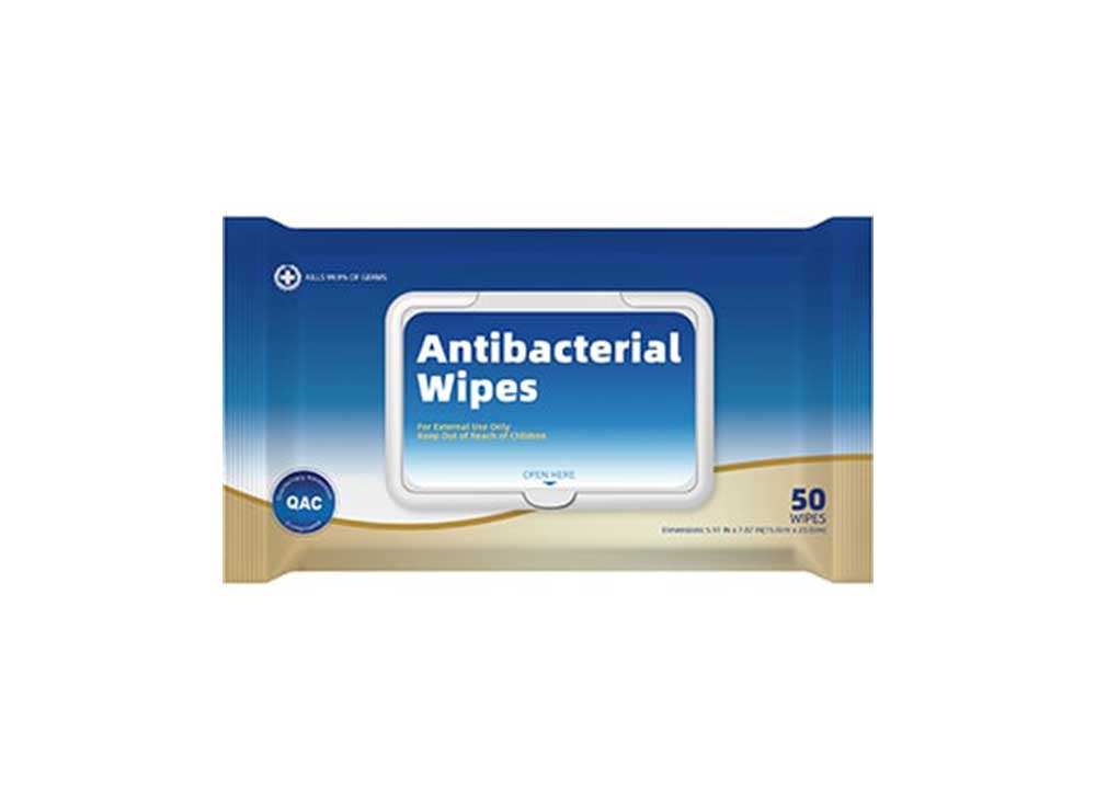 Antibacterial wipes