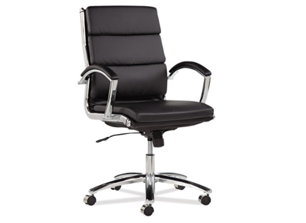 Expresso and chrome executive task chair