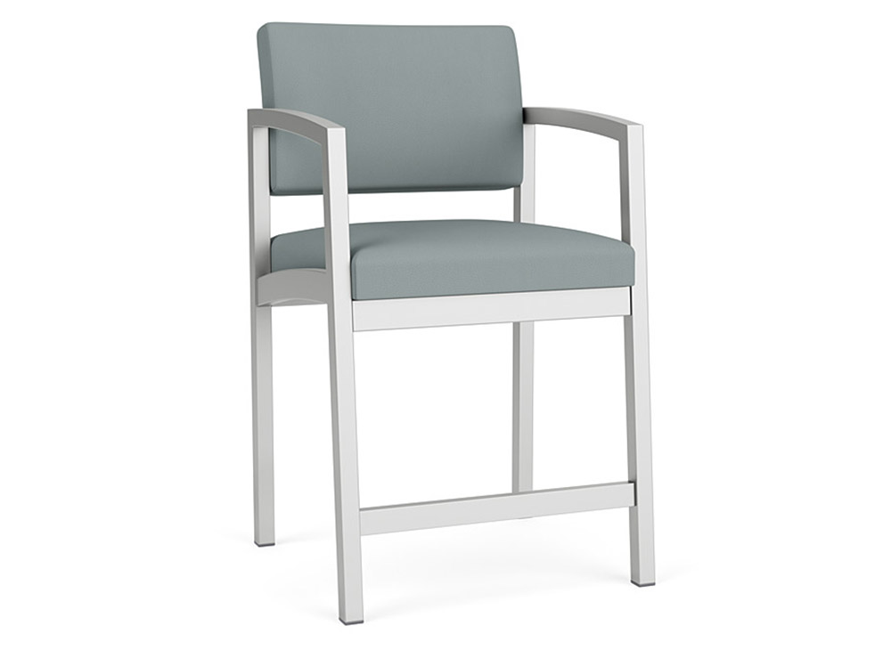 Silver and grey orthopedic hip chair and knee chair