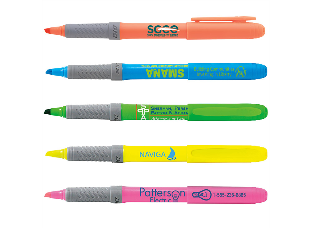 1-Color personalized highlighters