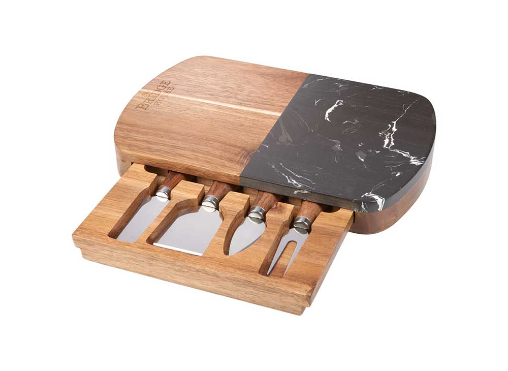 Branded charcuterie board set